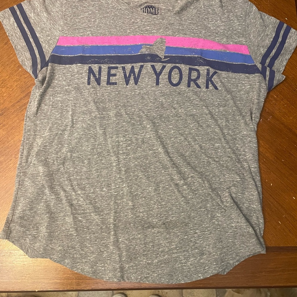 Gray New York Graphic Tee